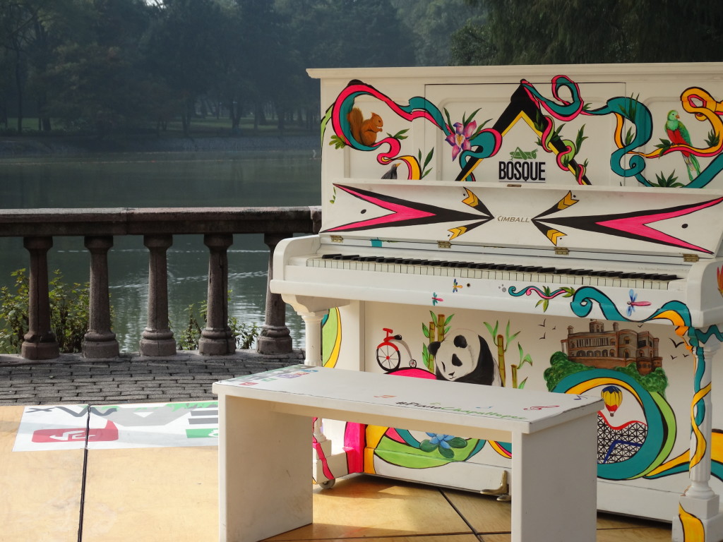 Piano Urbano "Chapultepec Alma de la Ciudad", obsequio de Recrea Mx.