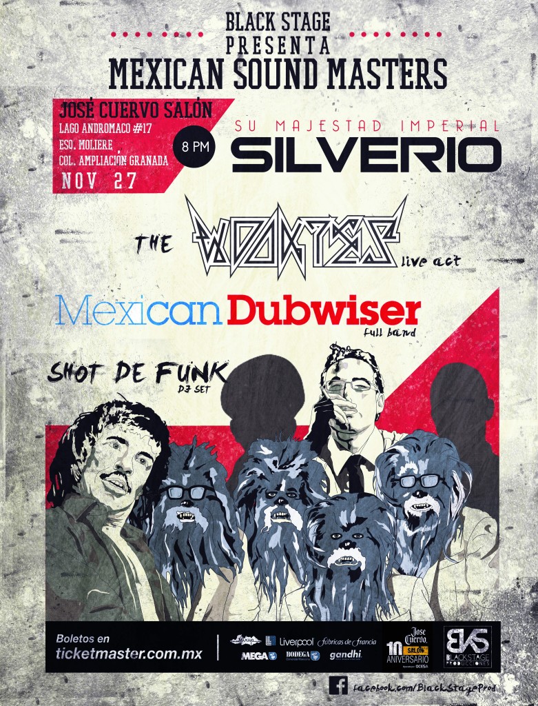 'Mexican Sounds Masters': Silverio, The Wookies, Mexican Dubwiser y Shot de Funk.