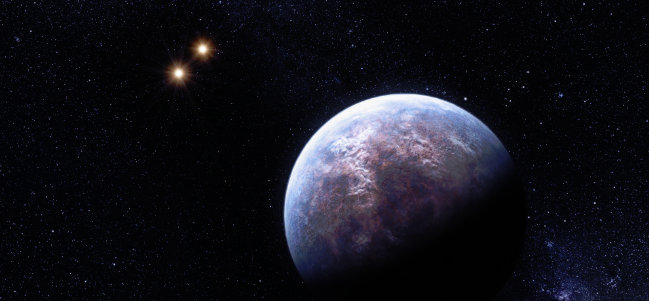 Impresión de un artista del planeta Gliese 667Cc (Cortesía ESO/L. Calçada).