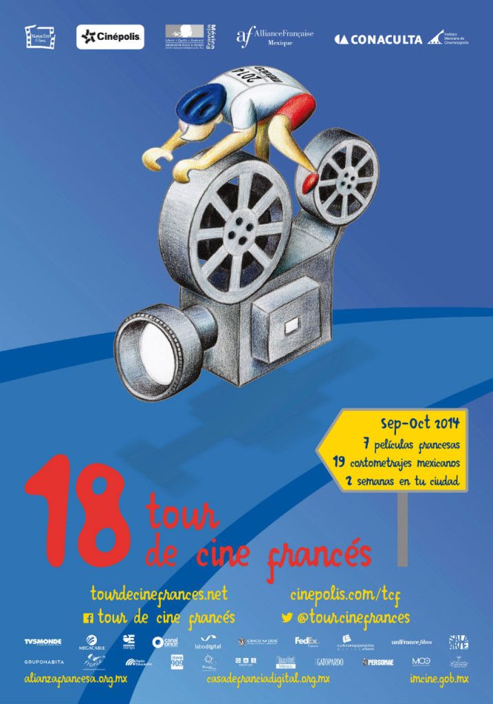 Conoce el póster y cineminuto del 18vo Tour de Cine Francés.