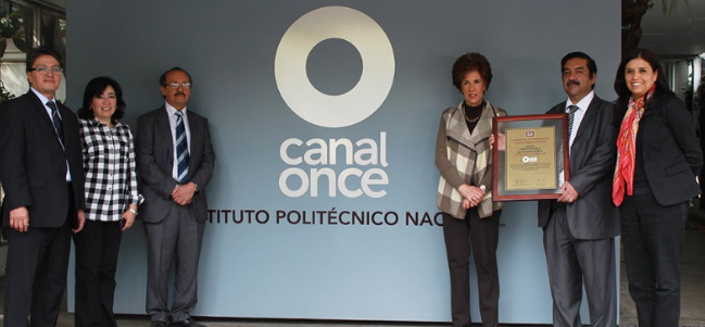 Canal Once, Premio Nacional de Periodismo 2014.