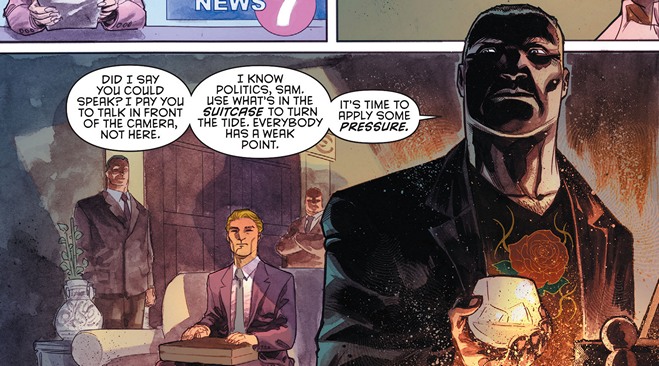 Falcone hizo su aparición en 'The New 52!' dentro del 'Detective Comics #30'.