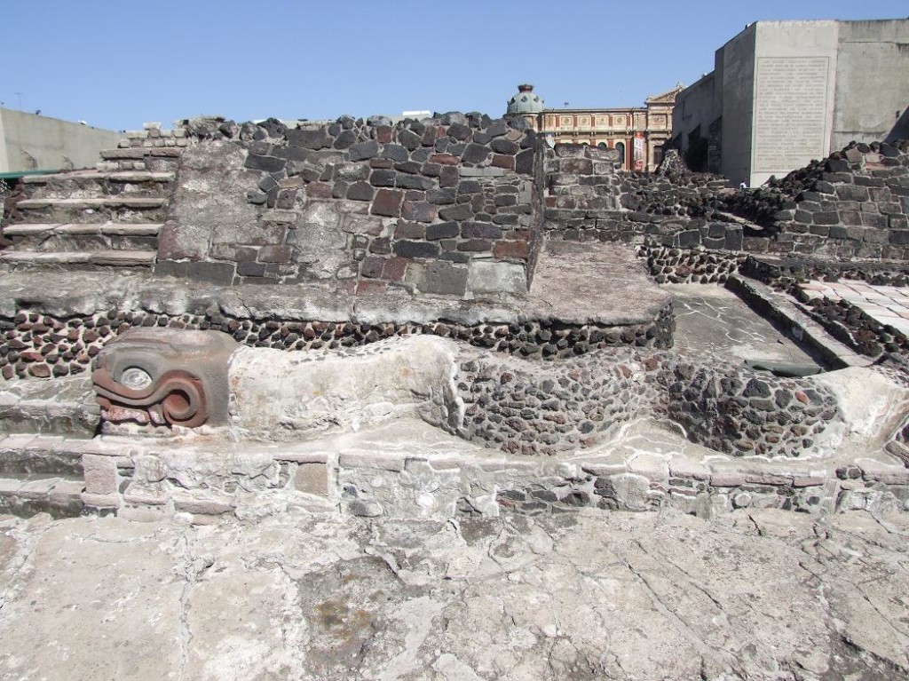 El recinto ceremonial de Tenochtitlán.
