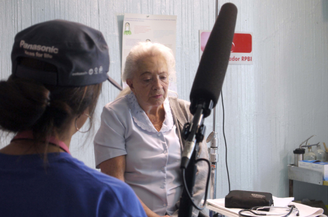 La actriz Tara Parra personifica a Matilde. (Foto de Clara Sánchez)