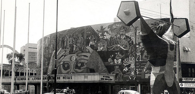 El Teatro Insurgentes fue sede del levantamiento de pesas.