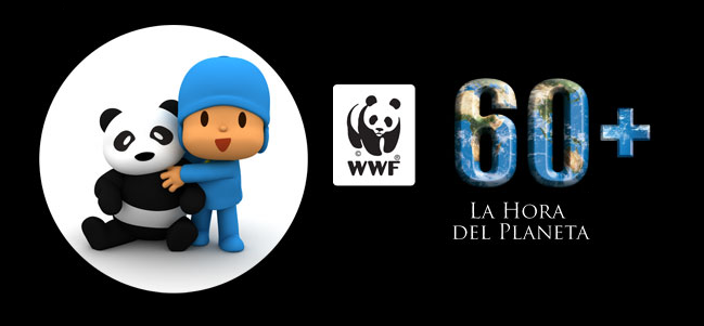 A pedalear con el panda de WWF y Pocoyó.
