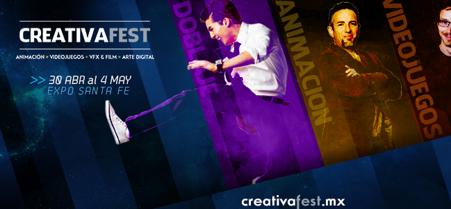 ¡Todo listo para el primer Festival Internacional de Animación “CreativaFest”!
