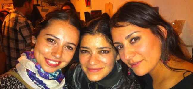 Adriana, Marién y Selene (de izquierda a derecha).